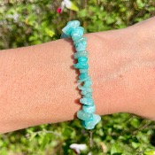 Bracelet Amazonite - style baroque