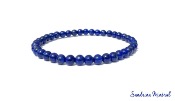 Bracelet Lapis-Lazuli  - perles 4 mm (qualité extra)