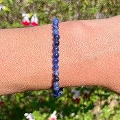 Bracelet Sodalite - perles 4 mm 